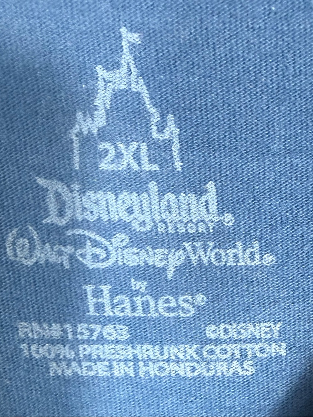 Disneyland Resort Goofy Graphic Tee 2XL Blue Disney Parks Oversized Shirt - Picture 4 of 5